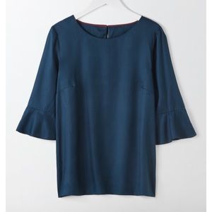 Boden Fluted sleeve blouse